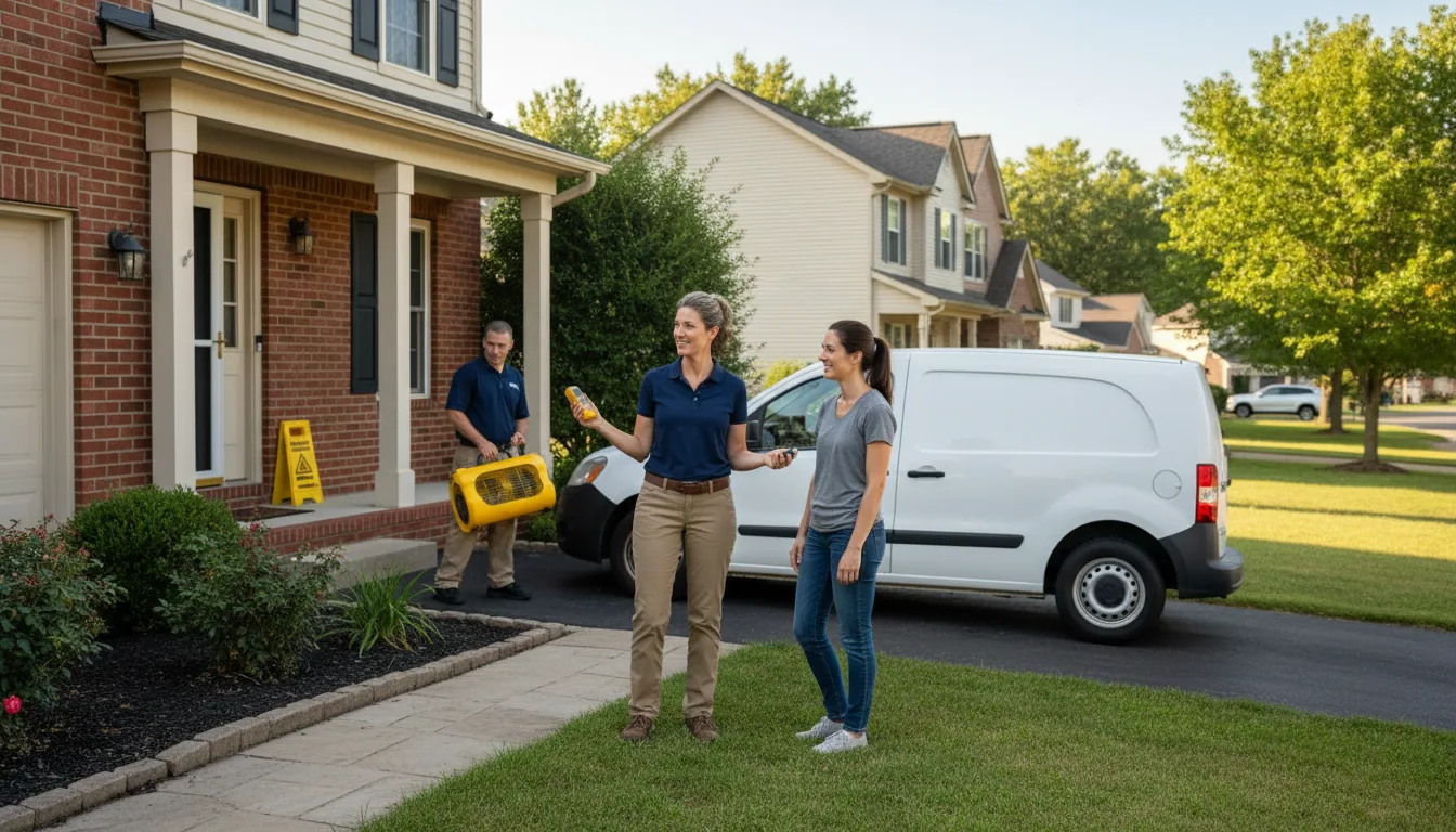 Water restoration image for Fire And Smoke Damage Restoration in Hulbert, MI